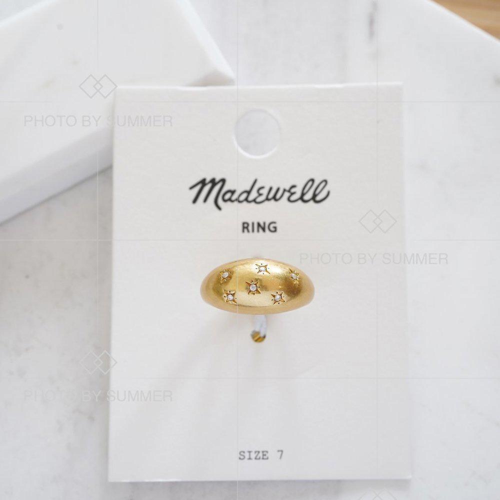 Madewell Lightburst Dome Ring Size 7 - Picture 2 of 5